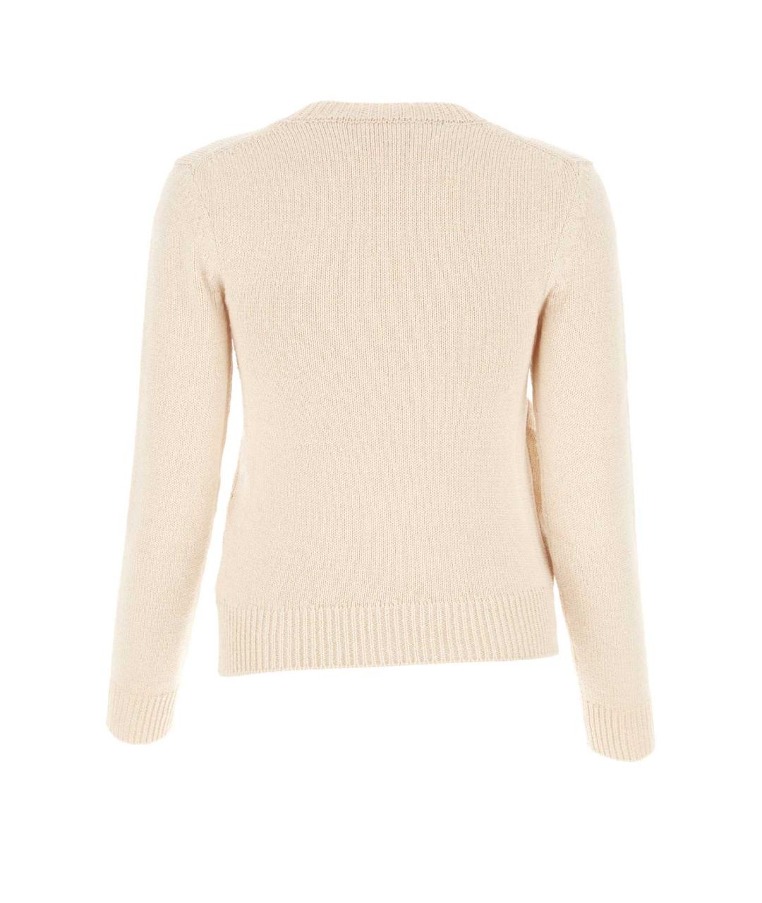 JIL SANDER Белый хлопковый джемпер / свитер, фото 2