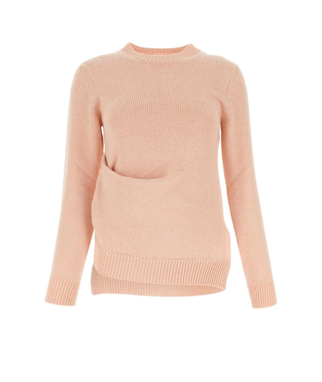 JIL SANDER Розовый хлопковый джемпер / свитер, фото 1