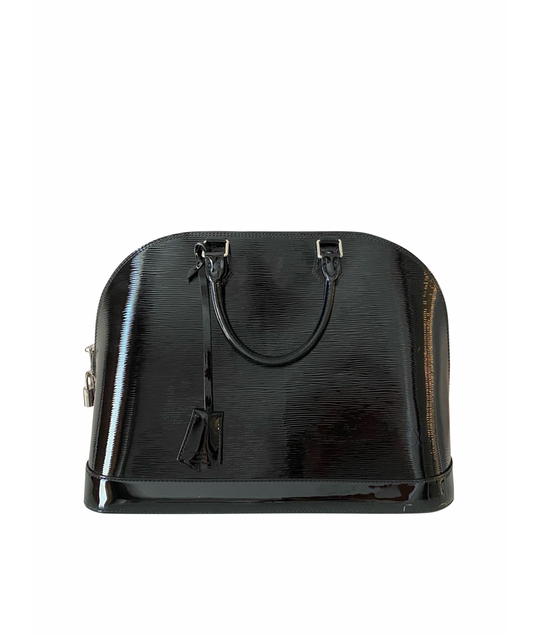 LOUIS VUITTON PRE-OWNED Черная сумка тоут из лакированной кожи, фото 1