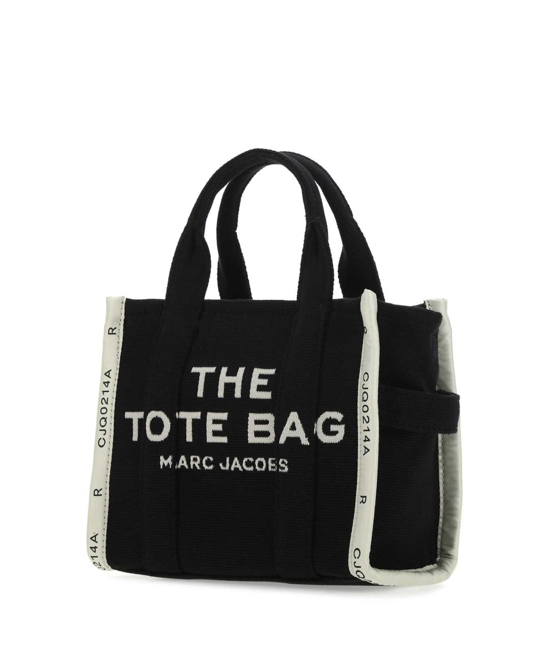 MARC JACOBS Черная хлопковая сумка тоут, фото 2