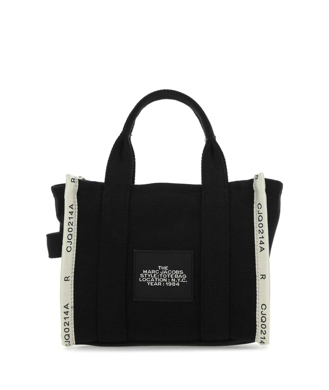 MARC JACOBS Черная хлопковая сумка тоут, фото 3