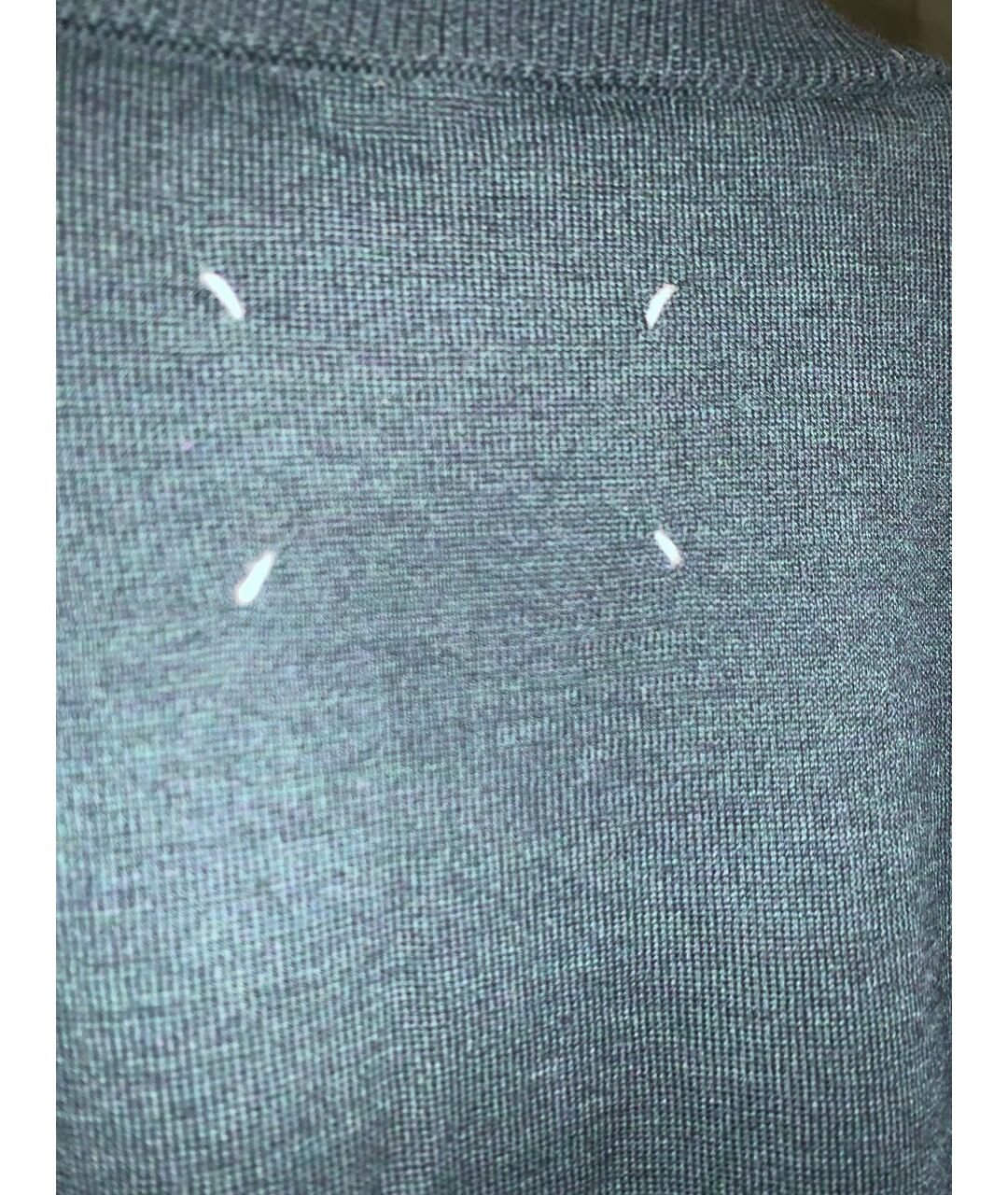 MAISON MARGIELA Темно-синий шерстяной джемпер / свитер, фото 6