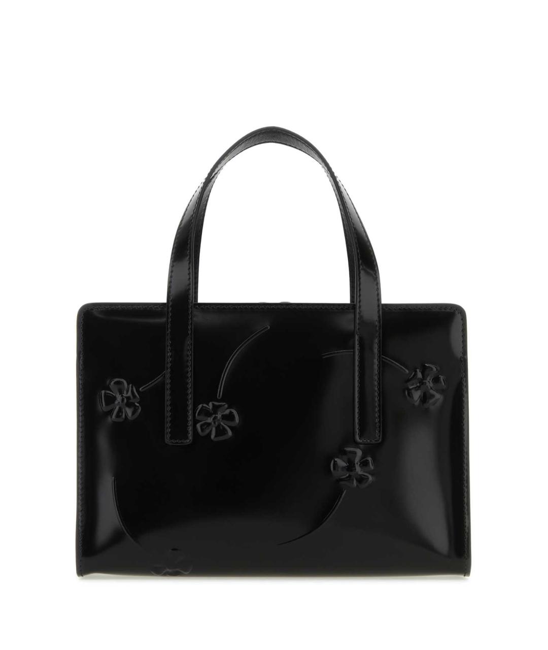 PRADA Черная кожаная сумка тоут, фото 3