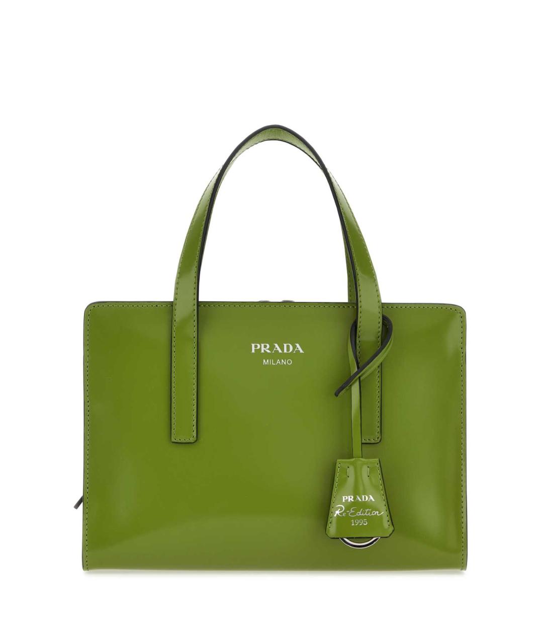 Prada green bag deals