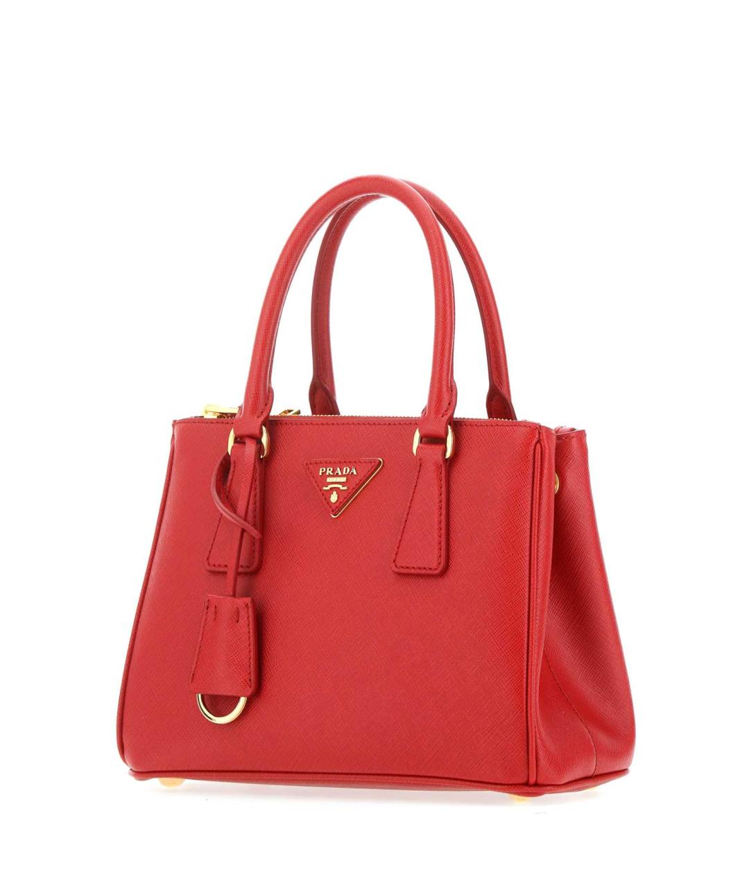 PRADA Красная кожаная сумка тоут, фото 2