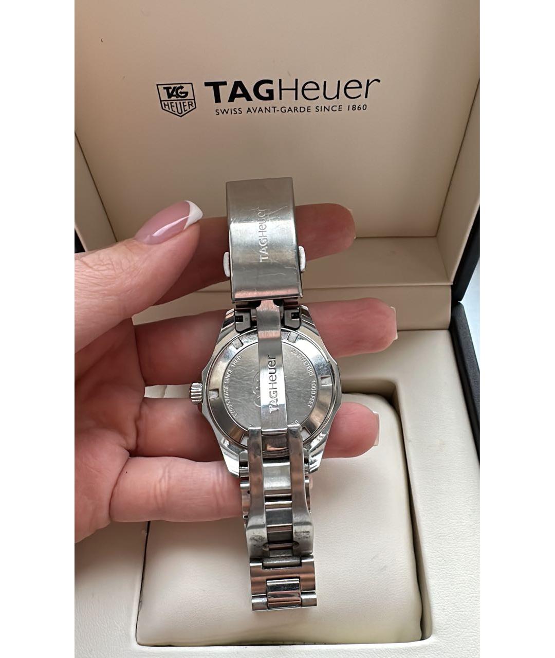 TAG HEUER Серебряные часы, фото 2