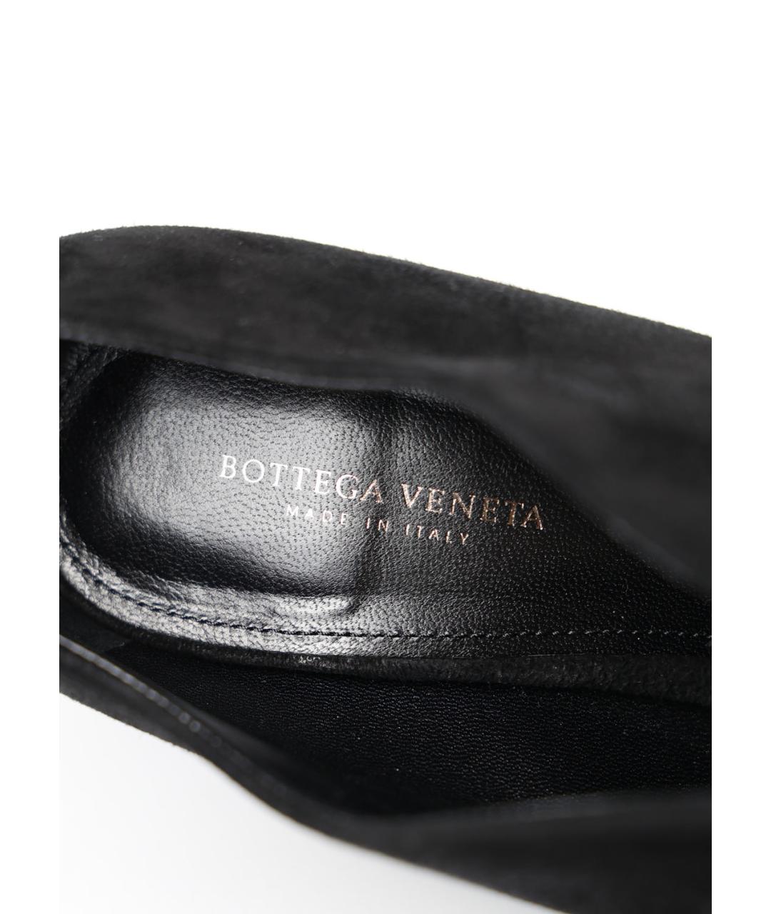 BOTTEGA VENETA Черные замшевые ботильоны, фото 5