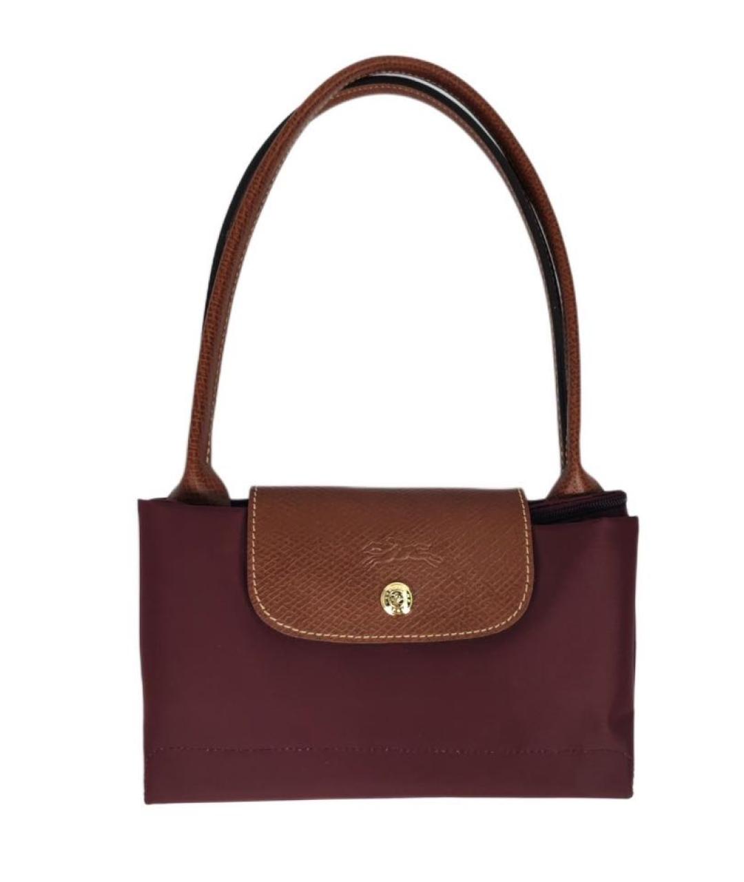 LONGCHAMP Бордовая сумка тоут, фото 6