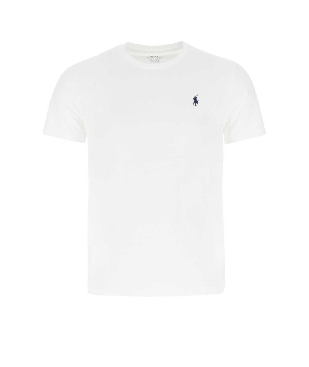 POLO RALPH LAUREN Белая хлопковая футболка, фото 1