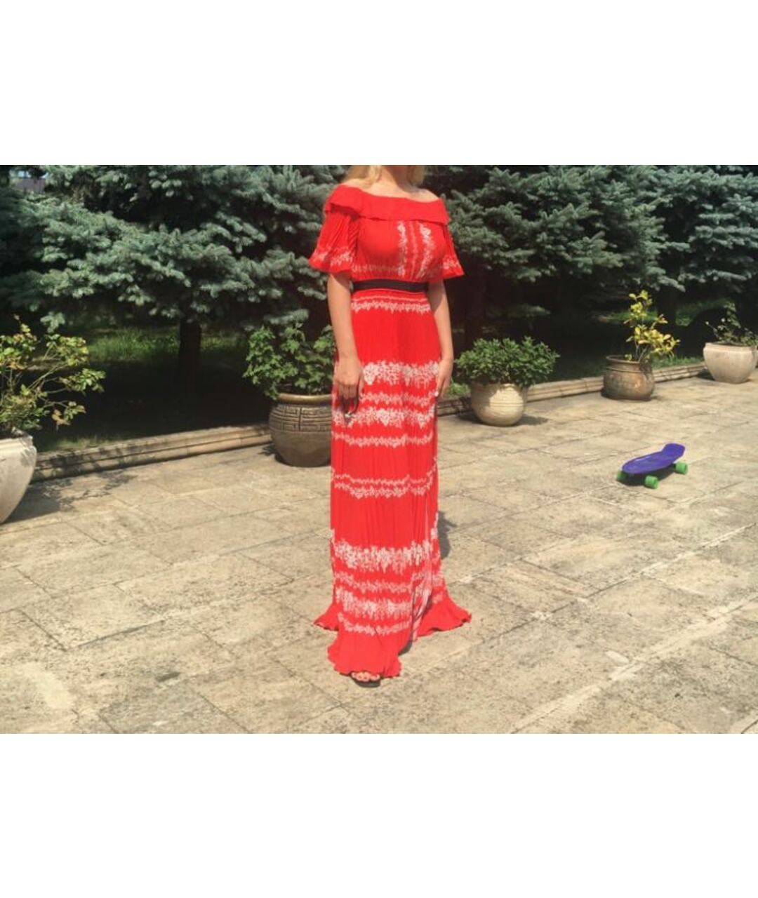SELF-PORTRAIT Красное повседневное платье, фото 2