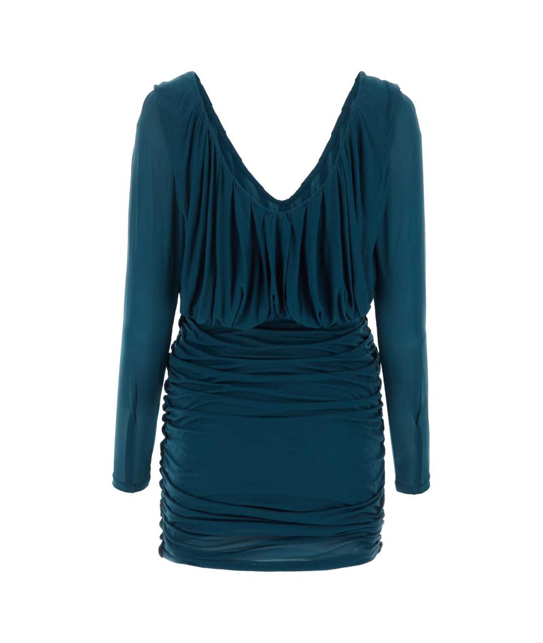 SAINT LAURENT Синее платье, фото 2