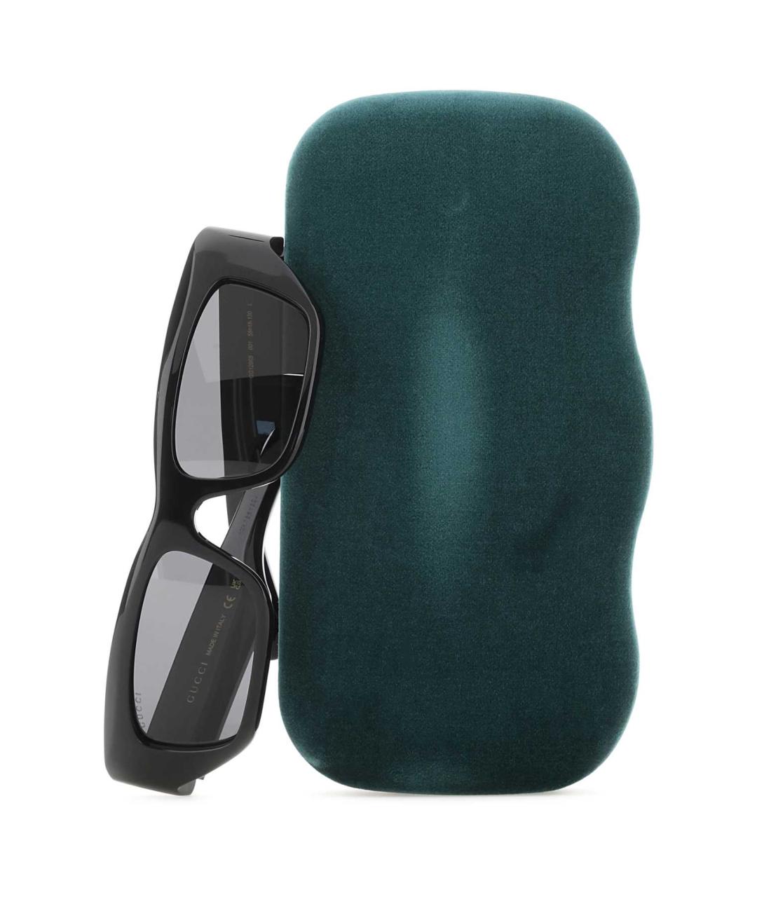 GUCCI Черные пластиковые солнцезащитные очки, фото 3