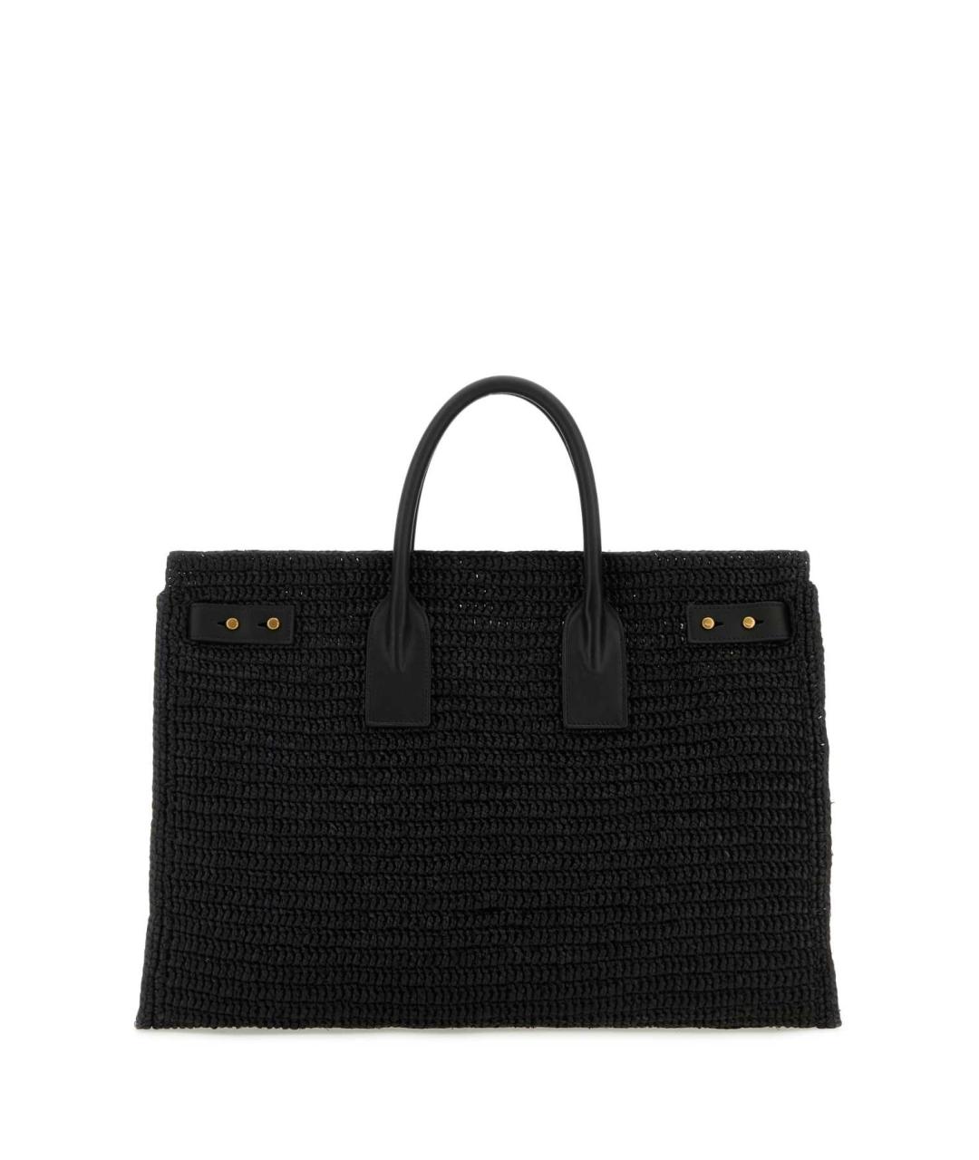 SAINT LAURENT Черная сумка тоут, фото 3