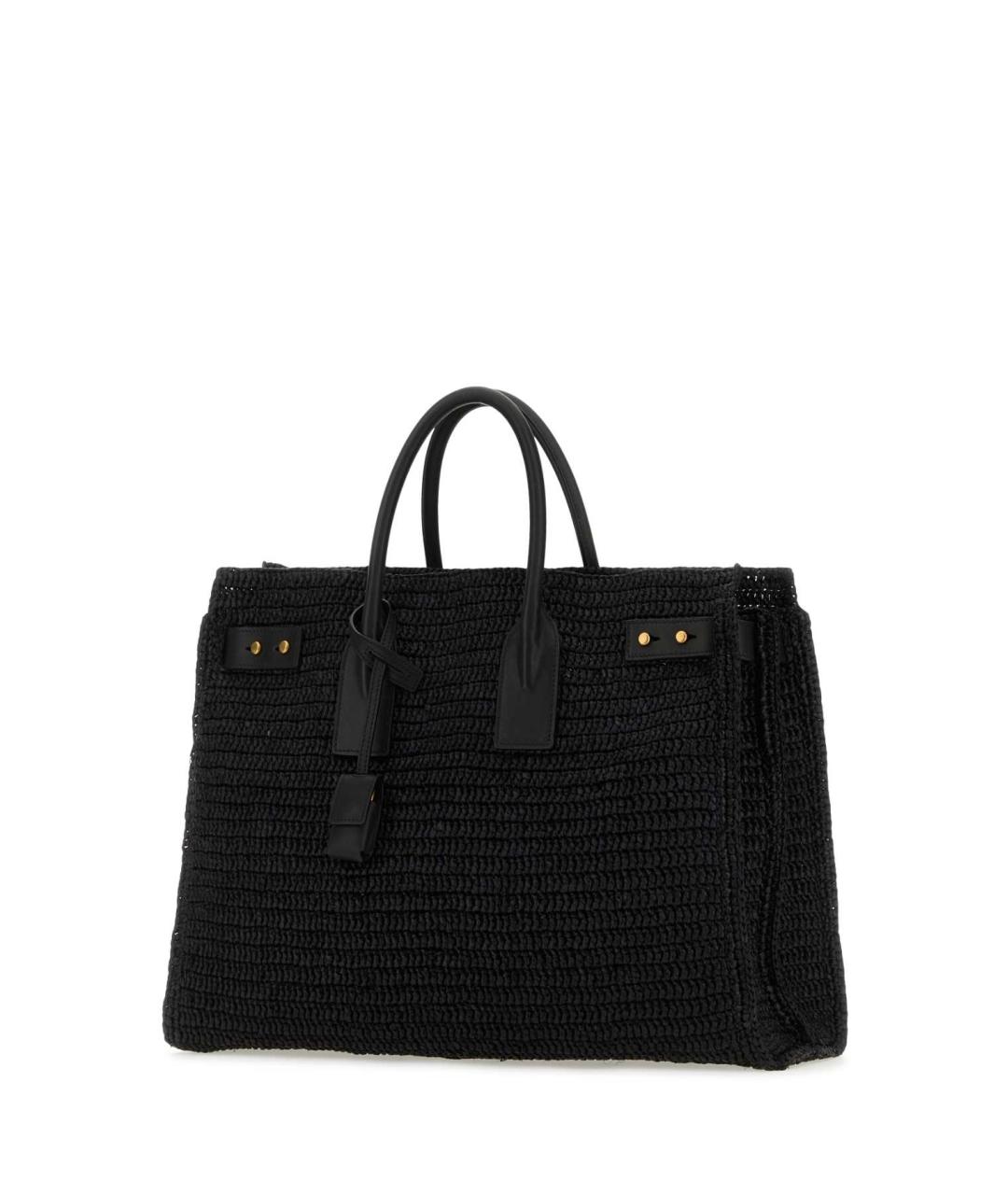 SAINT LAURENT Черная сумка тоут, фото 2