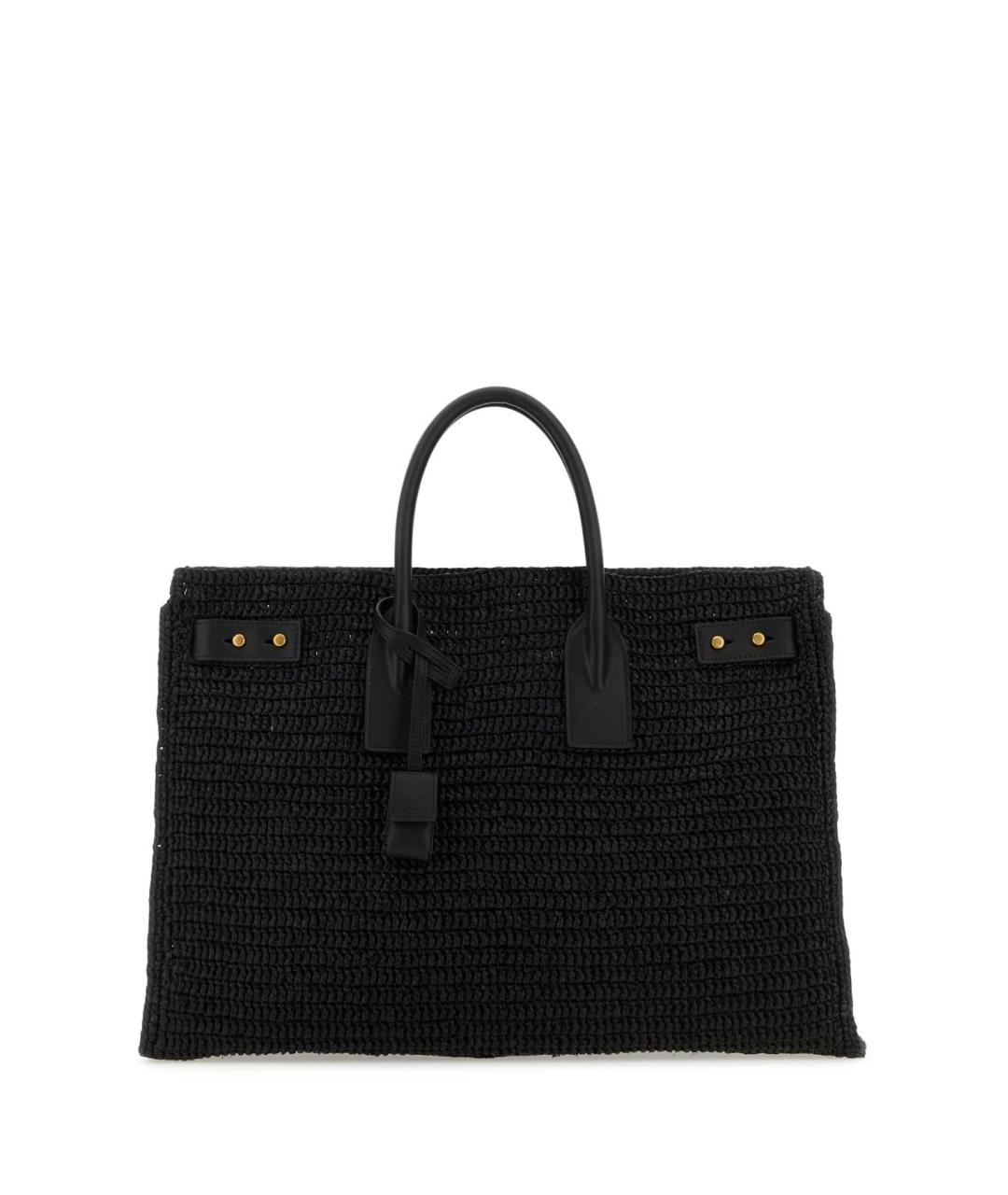 SAINT LAURENT Черная сумка тоут, фото 1