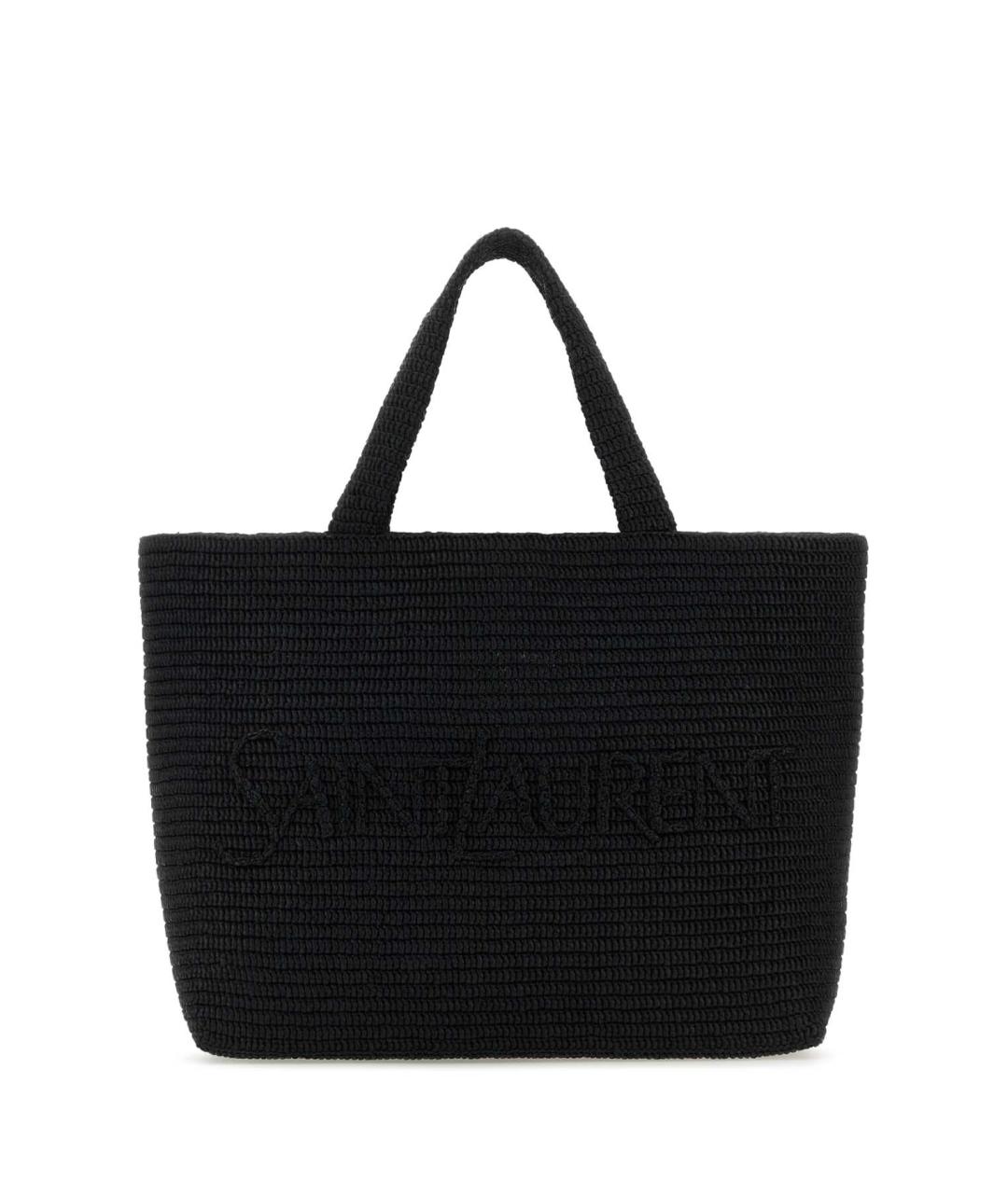 SAINT LAURENT Черная сумка тоут, фото 1