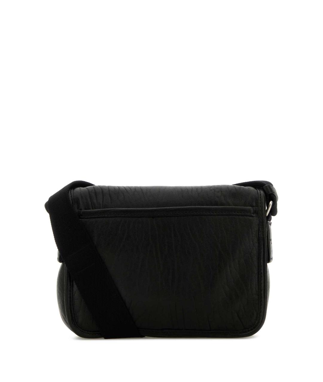 SAINT LAURENT Черная кожаная сумка на плечо, фото 3