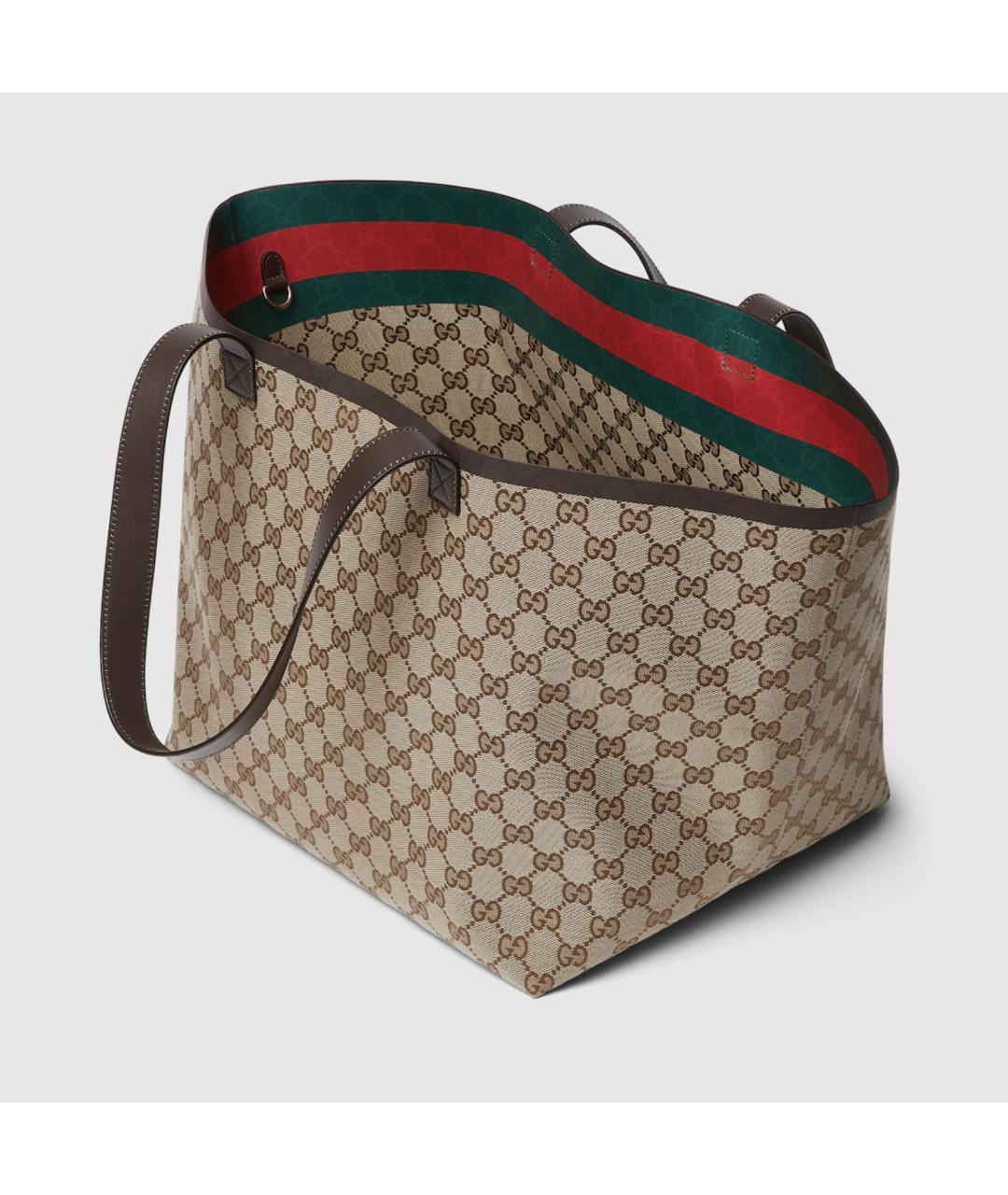 GUCCI Коричневая сумка тоут, фото 2