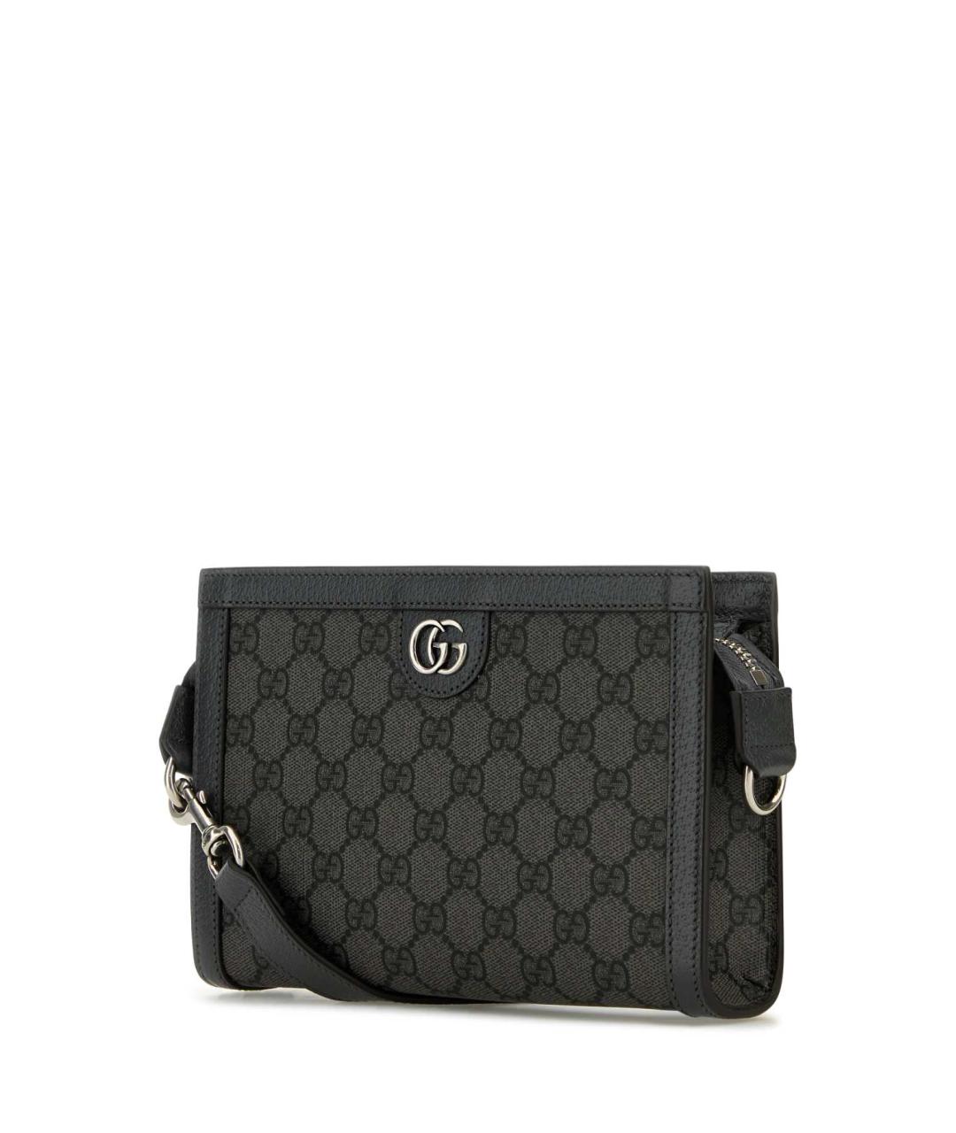 GUCCI Черная тканевая сумка на плечо, фото 2
