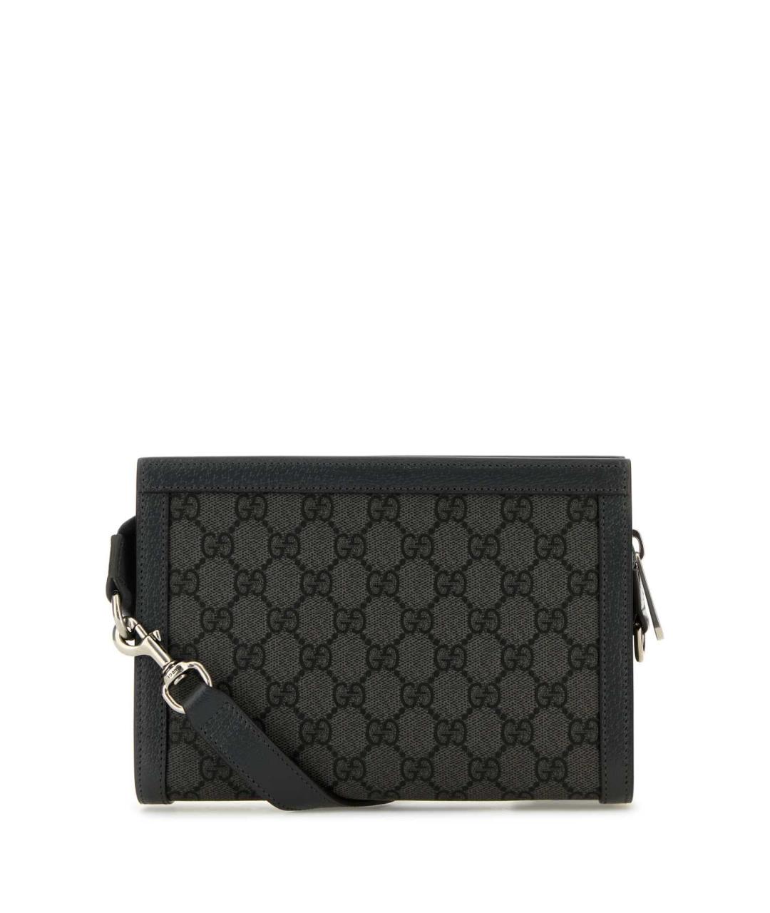 GUCCI Черная тканевая сумка на плечо, фото 3