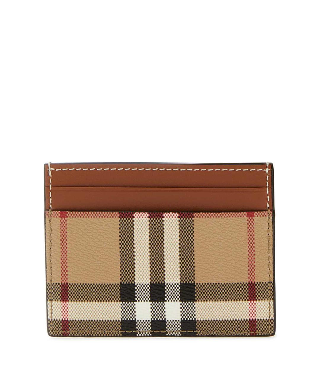 BURBERRY Бежевый полиуретановый кошелек, фото 3