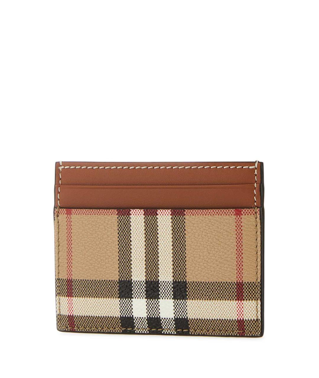 BURBERRY Бежевый полиуретановый кошелек, фото 2