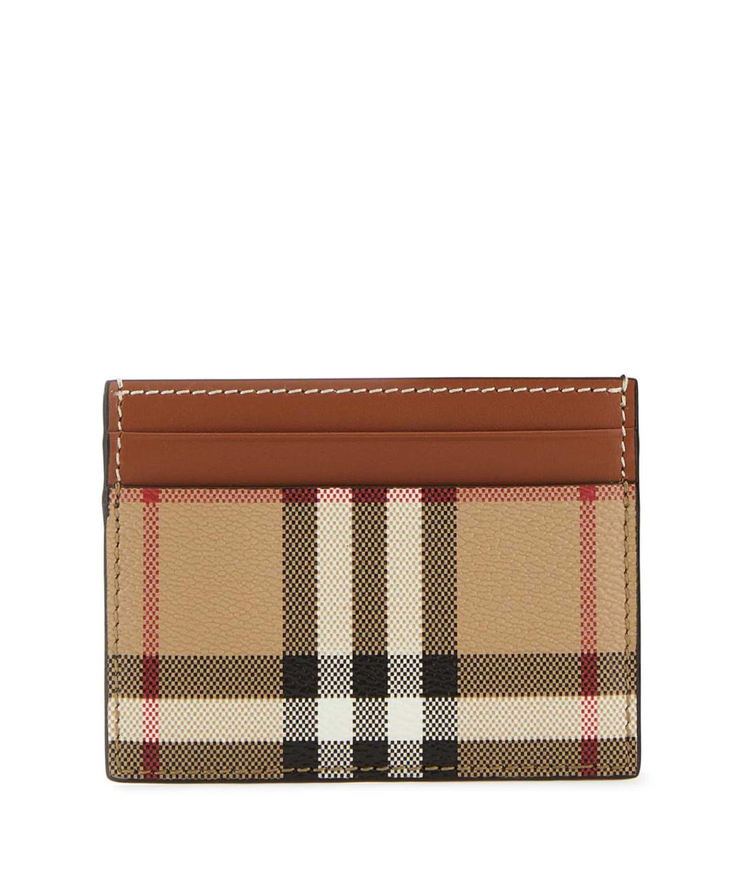 BURBERRY Бежевый полиуретановый кошелек, фото 1