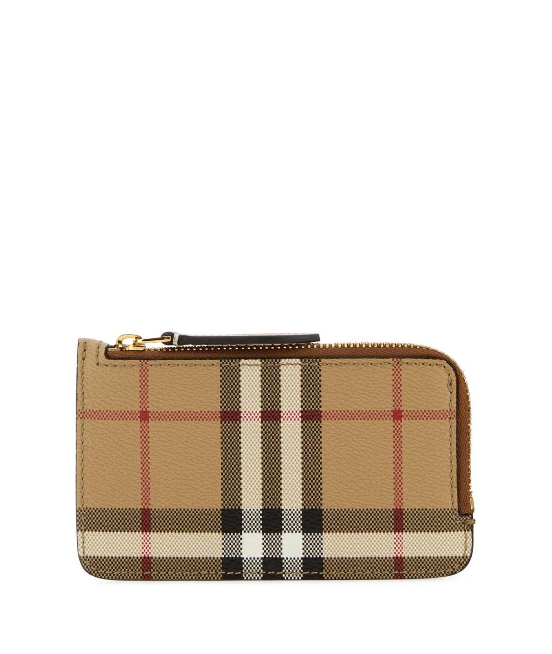BURBERRY Бежевый полиуретановый кошелек, фото 1