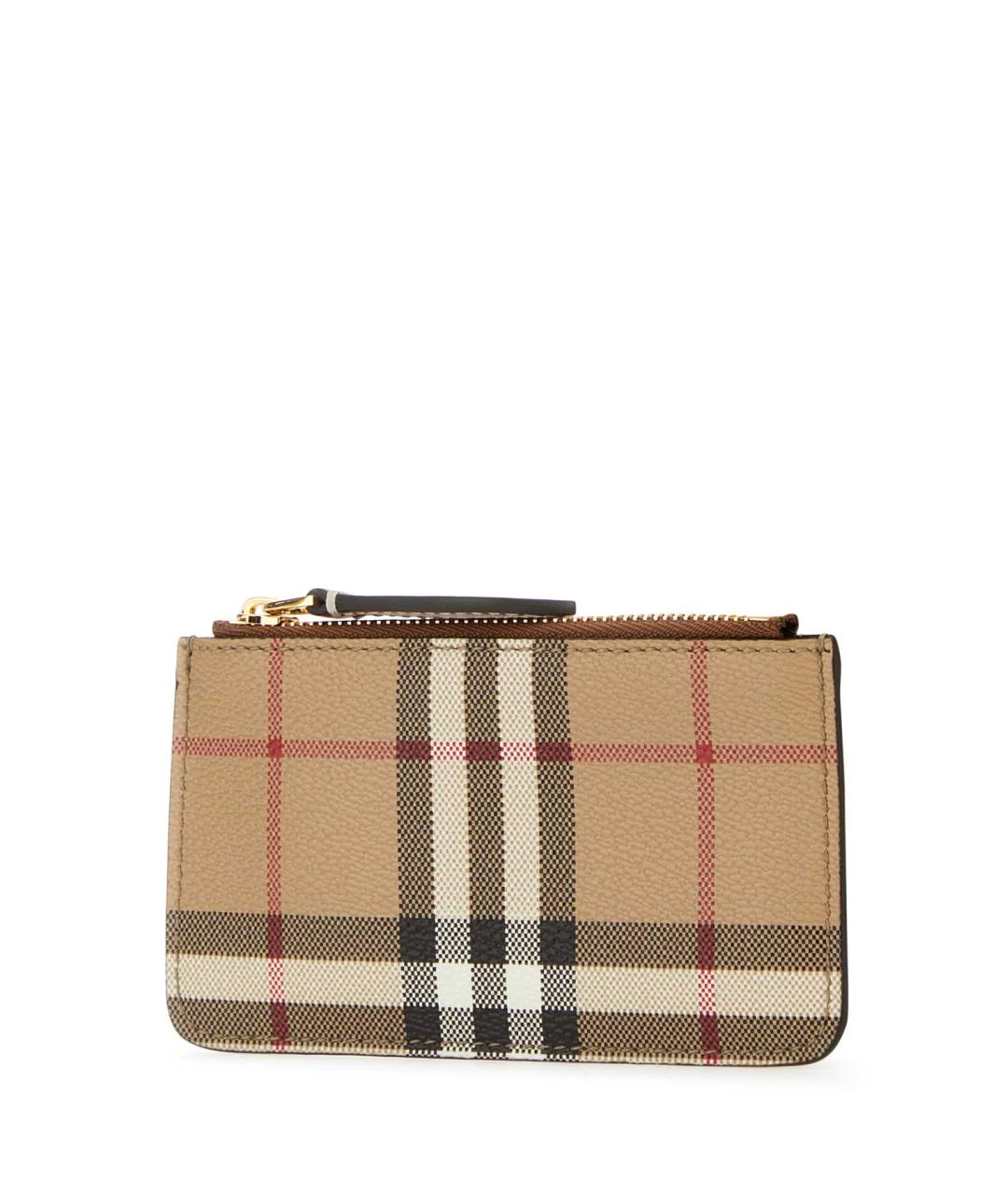 BURBERRY Бежевый полиуретановый кошелек, фото 2