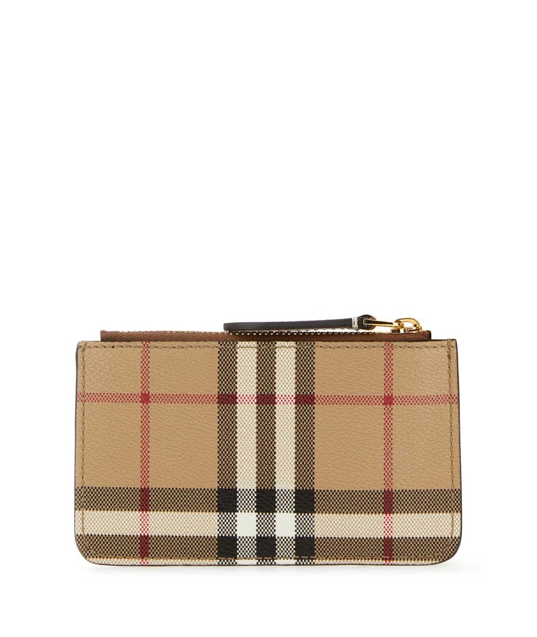 BURBERRY Бежевый полиуретановый кошелек, фото 3