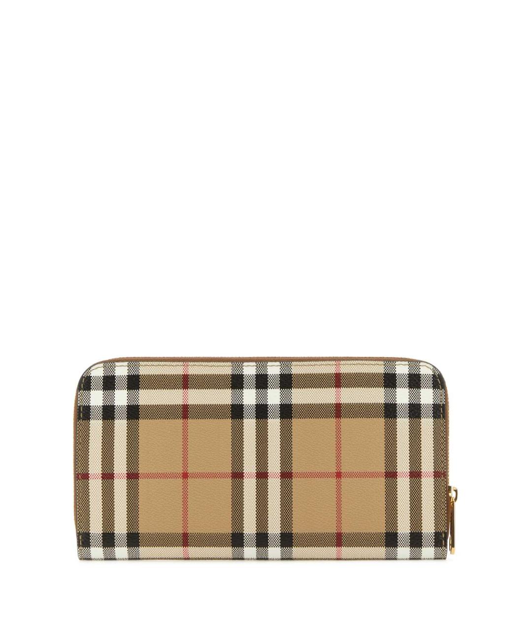 BURBERRY Бежевый полиуретановый кошелек, фото 3