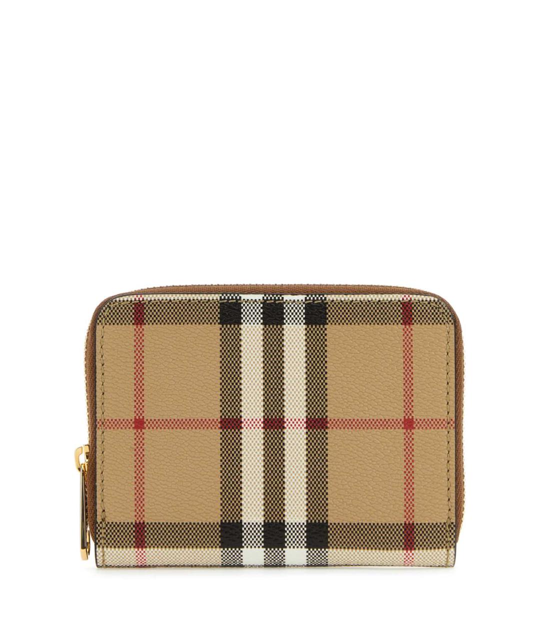 BURBERRY Бежевый полиуретановый кошелек, фото 1