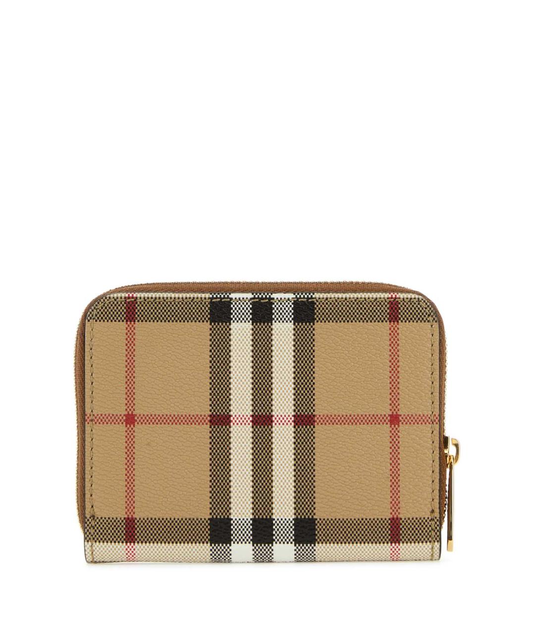 BURBERRY Бежевый полиуретановый кошелек, фото 3