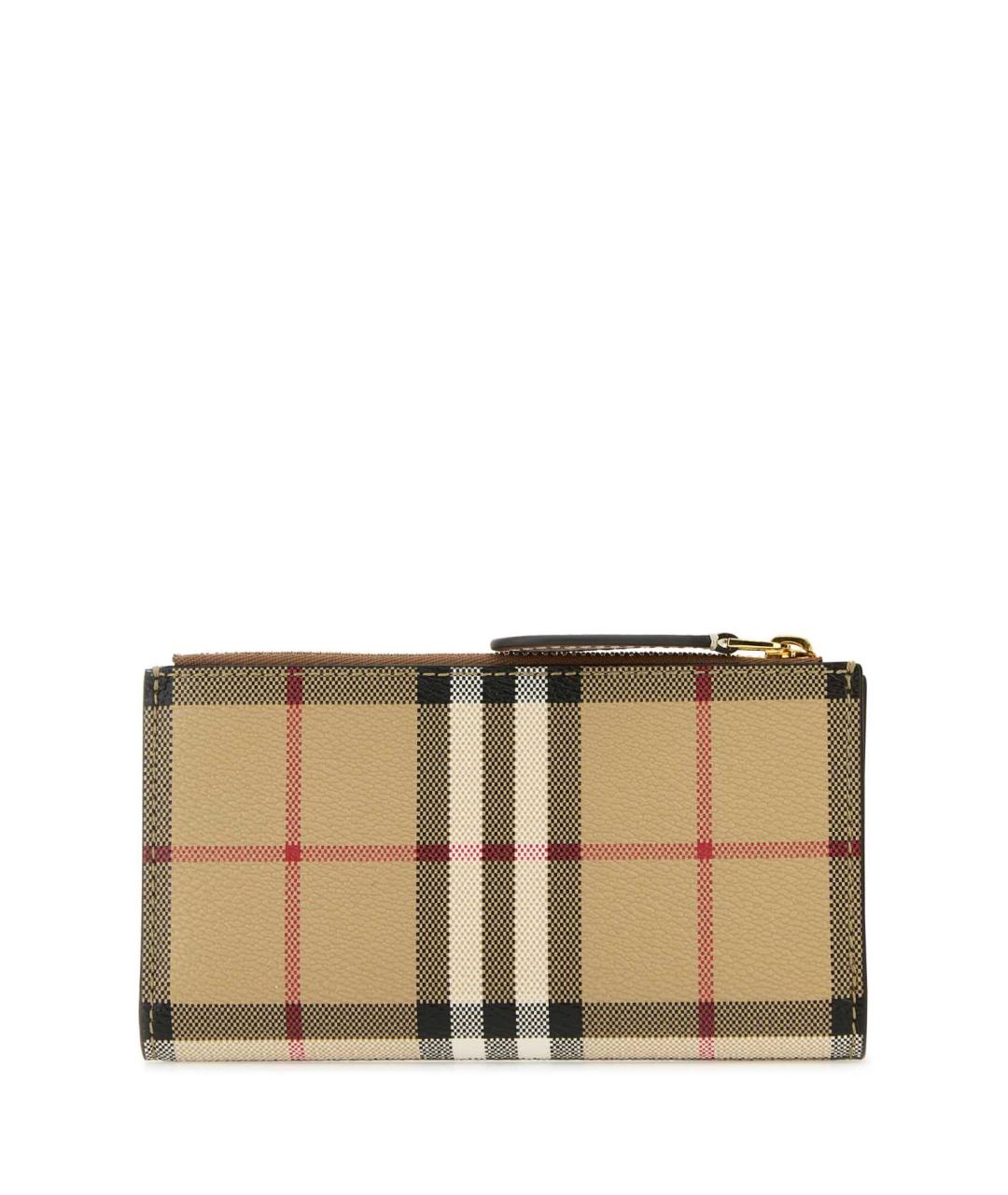 BURBERRY Бежевый полиуретановый кошелек, фото 3