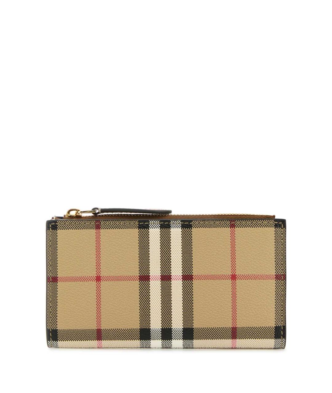 BURBERRY Бежевый полиуретановый кошелек, фото 1