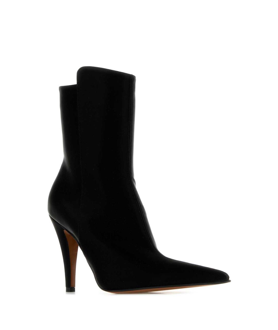 ALEXANDER MCQUEEN Черные синтетические ботильоны, фото 2