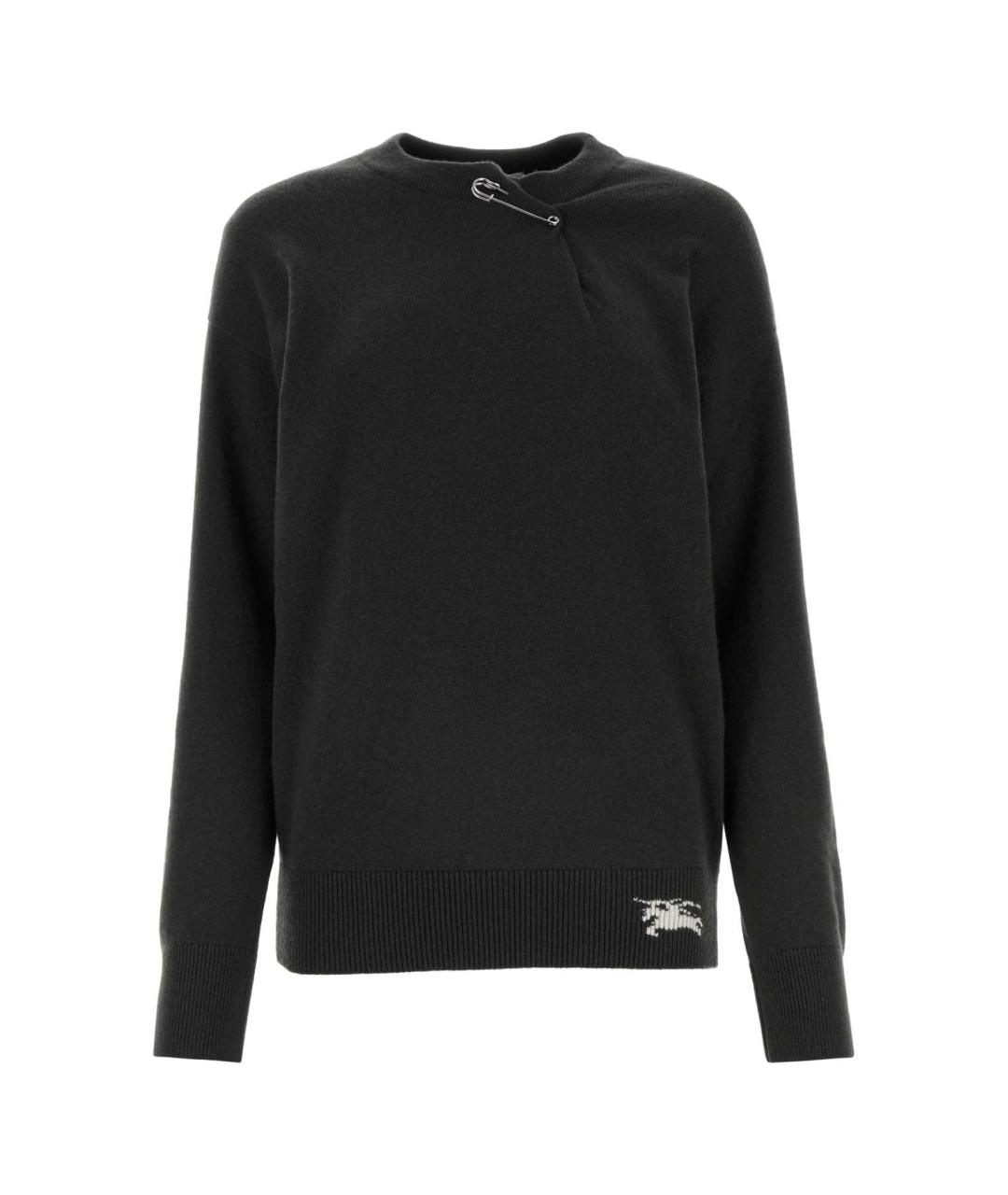 BURBERRY Серый кашемировый джемпер / свитер, фото 1