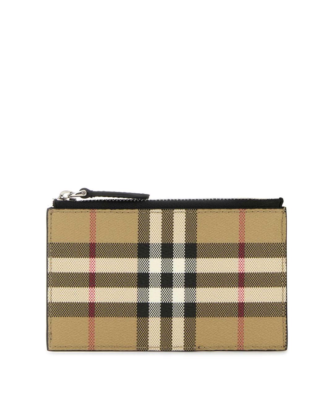 BURBERRY Бежевый полиуретановый кошелек, фото 1