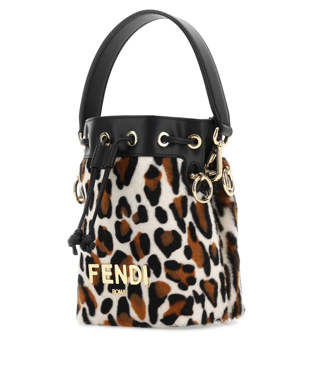 FENDI Мульти меховая сумка тоут, фото 2