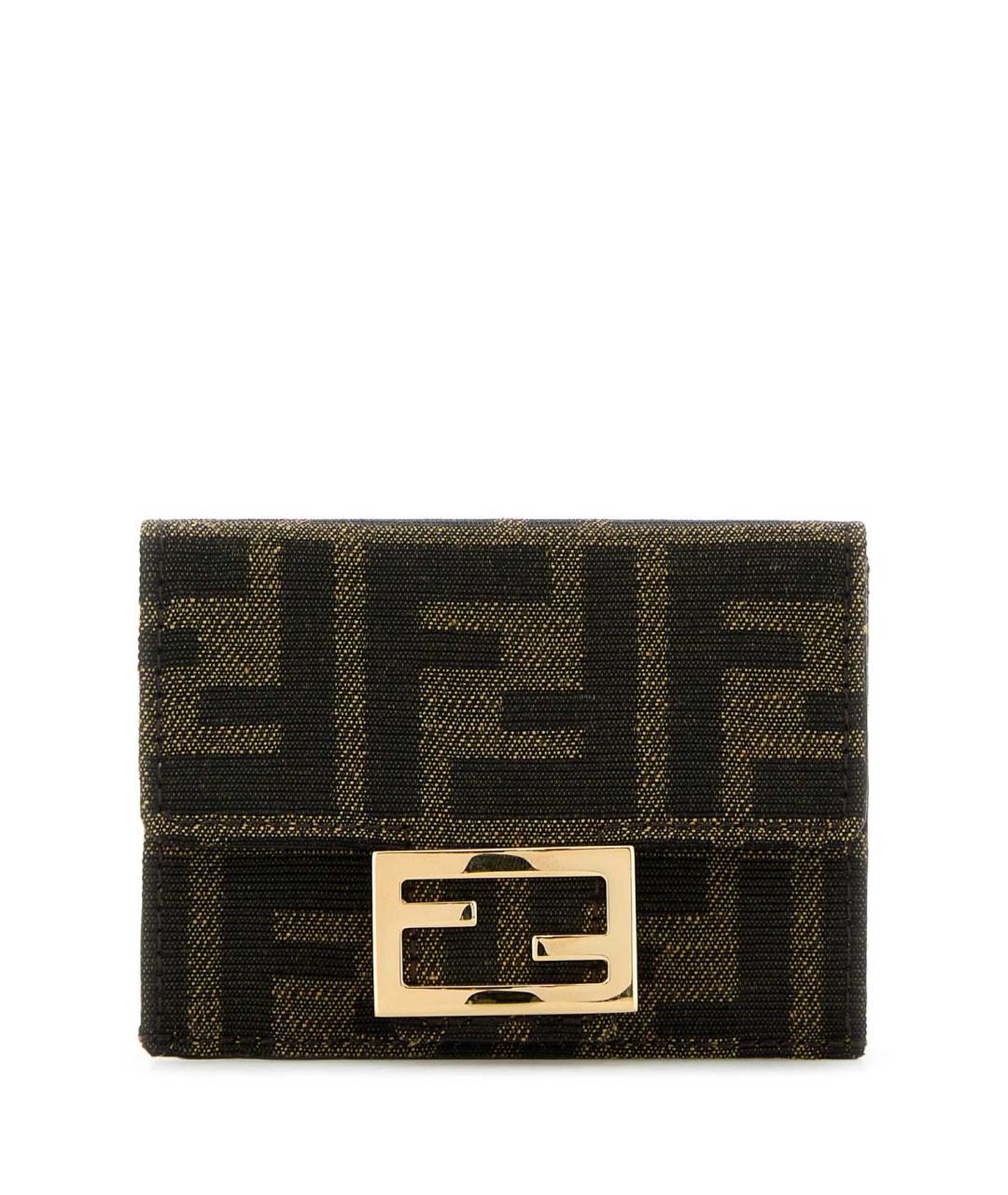 FENDI Коричневый кошелек, фото 1