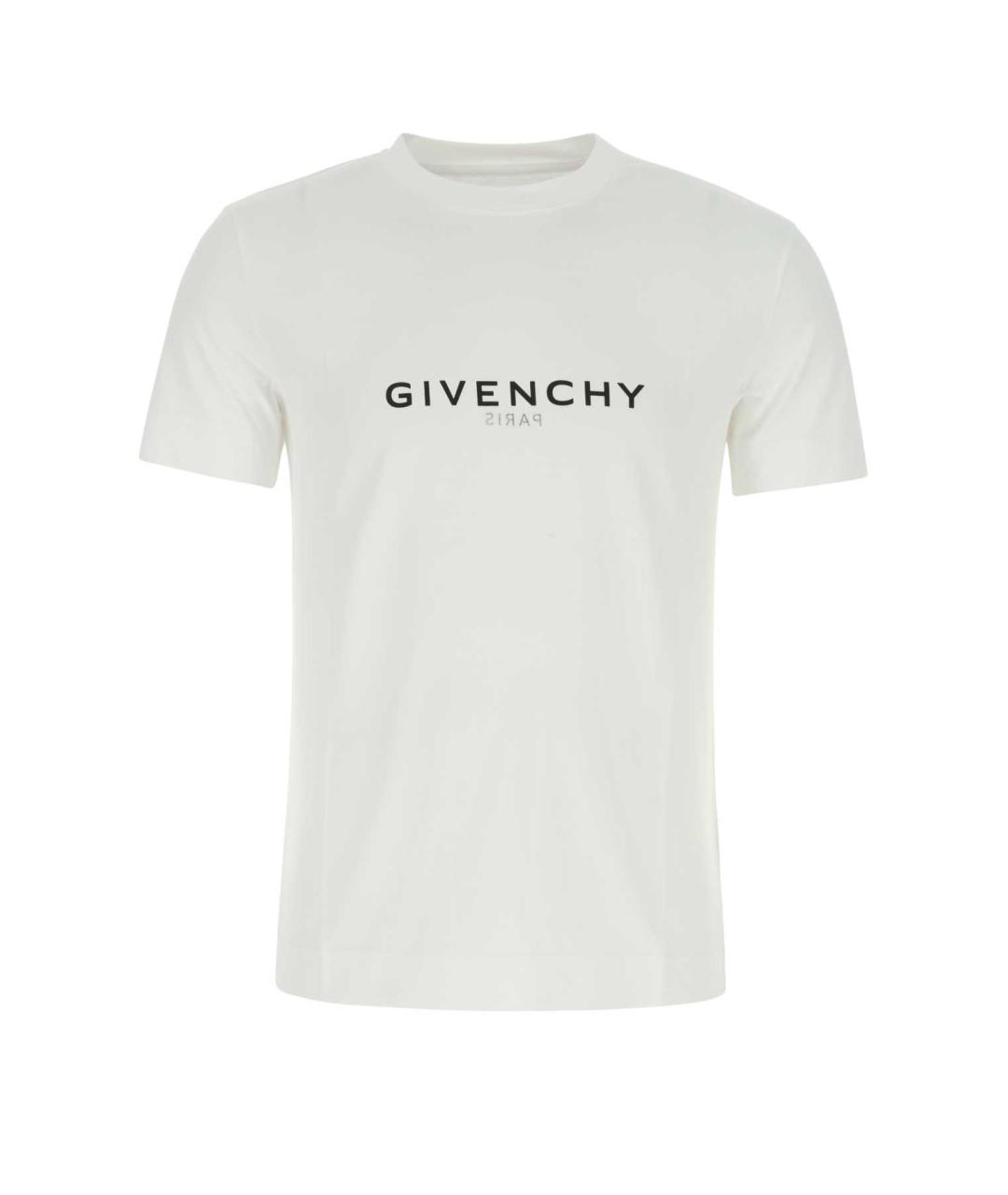 GIVENCHY Белая хлопковая футболка, фото 1