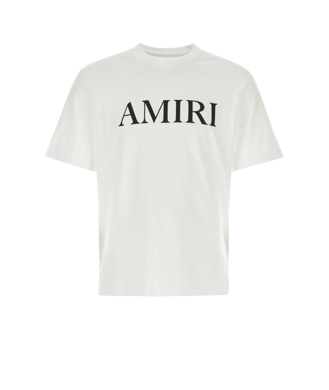 AMIRI Белая хлопковая футболка, фото 1