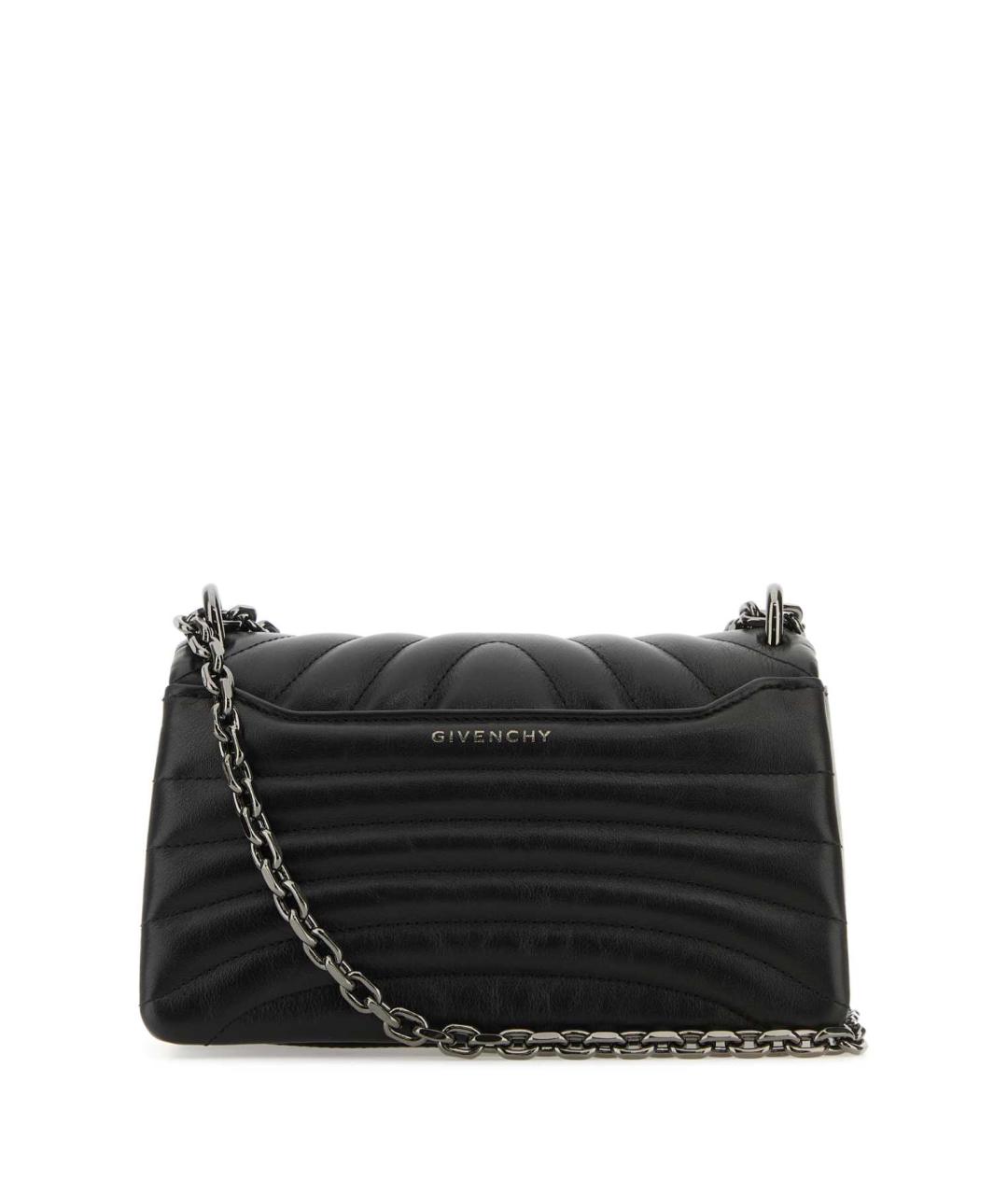 GIVENCHY Черная кожаная сумка через плечо, фото 3