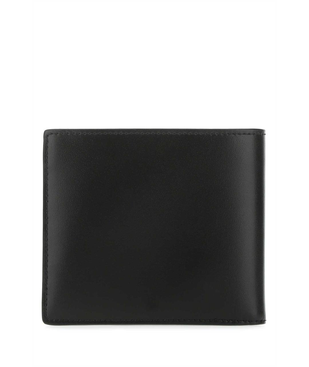 SAINT LAURENT Черный кожаный кошелек, фото 3