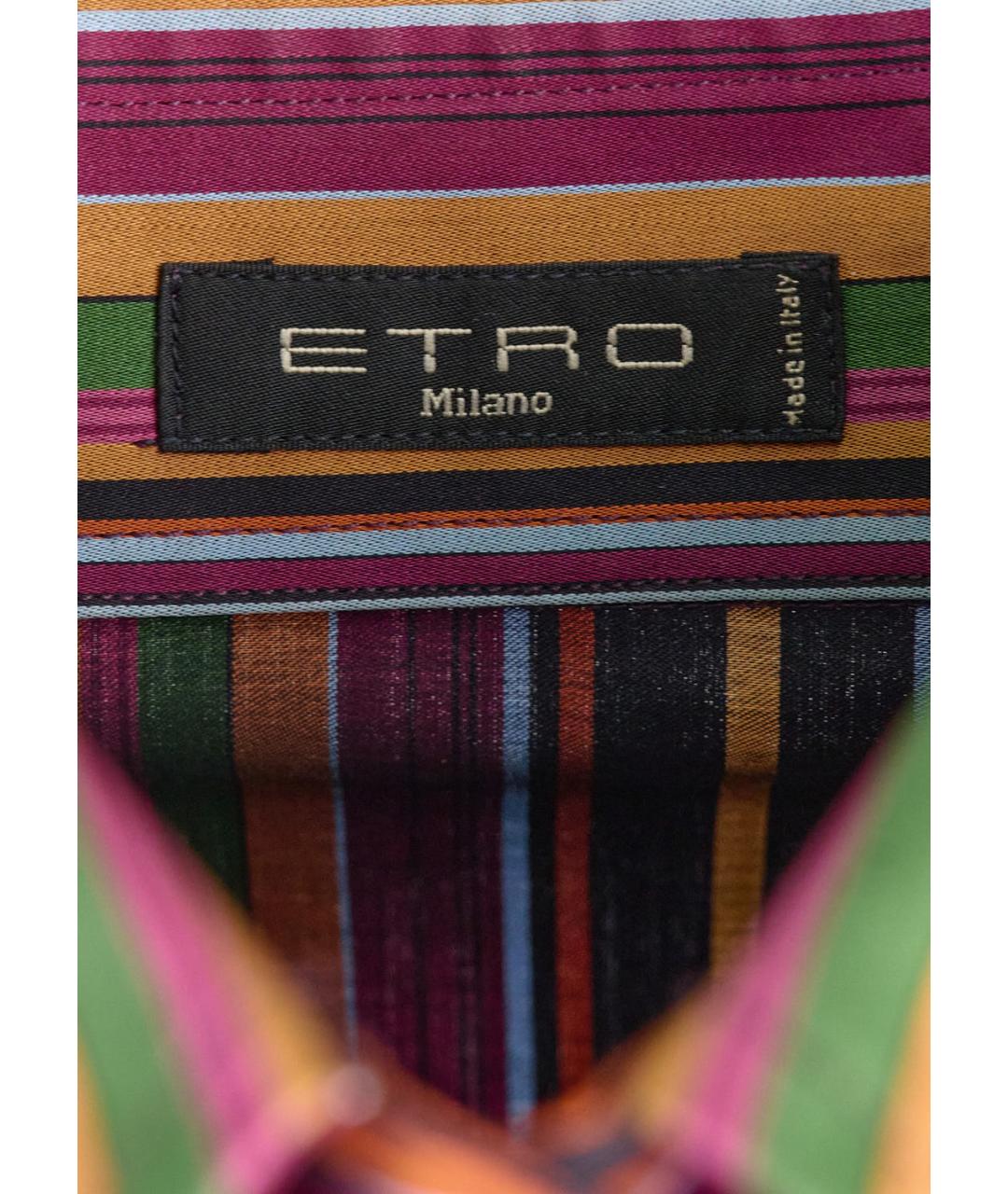 ETRO Мульти хлопковая рубашка, фото 3