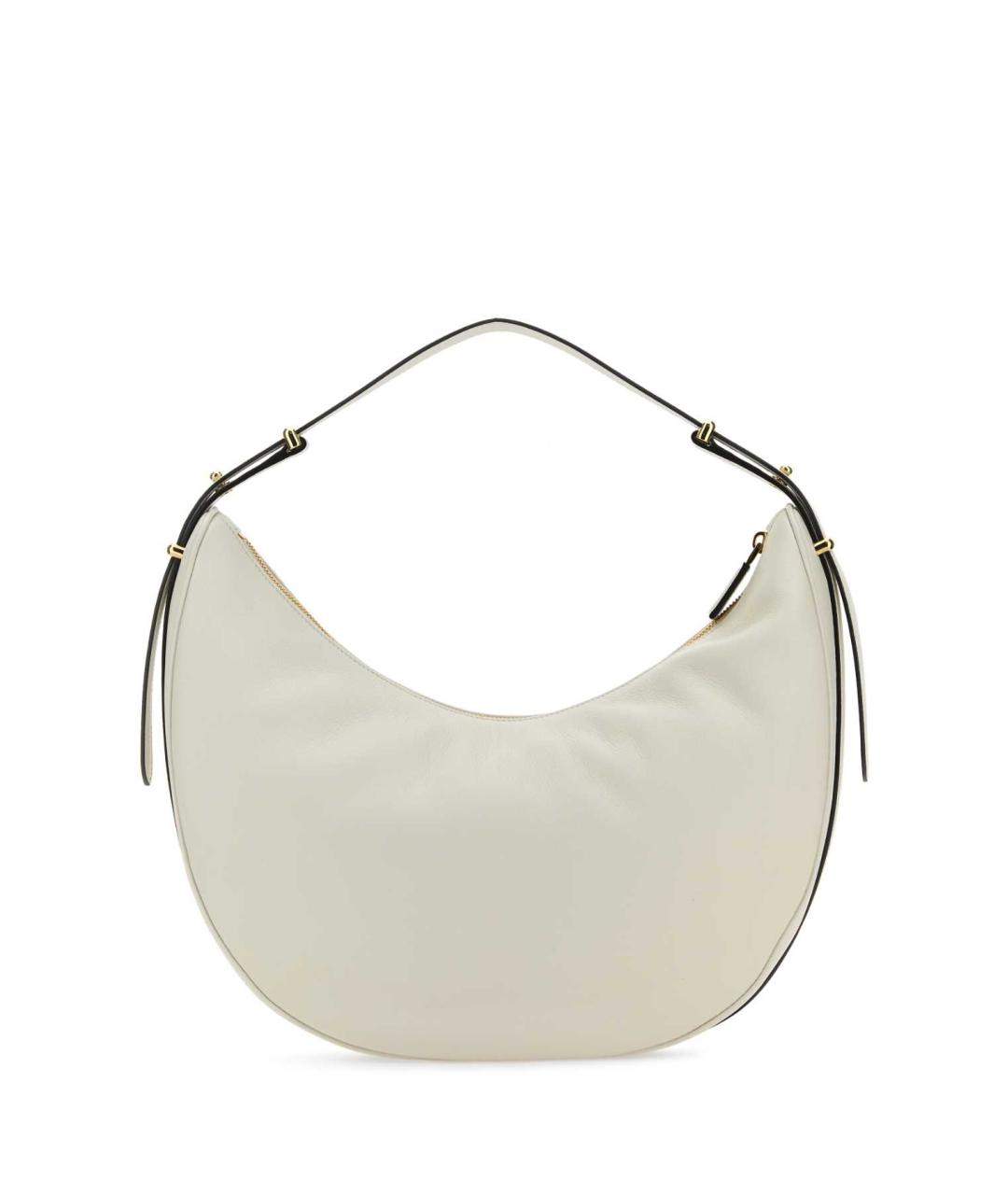 PRADA Белая кожаная сумка с короткими ручками, фото 3