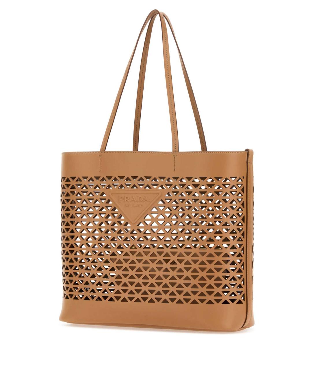 PRADA Коричневая кожаная сумка тоут, фото 2