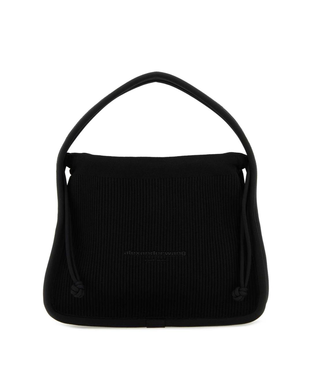 ALEXANDER WANG Черная тканевая сумка с короткими ручками, фото 1