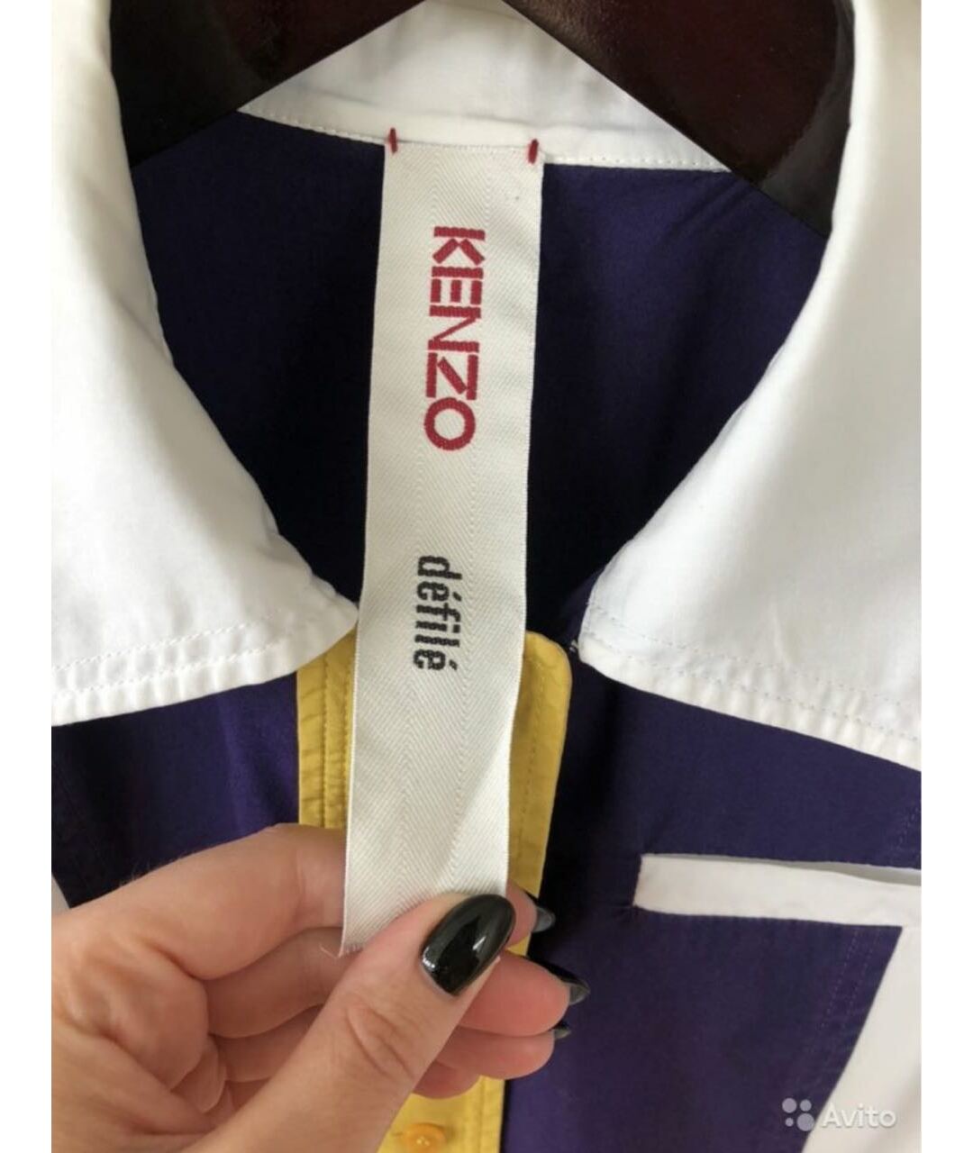 KENZO Хлопковая рубашка, фото 3