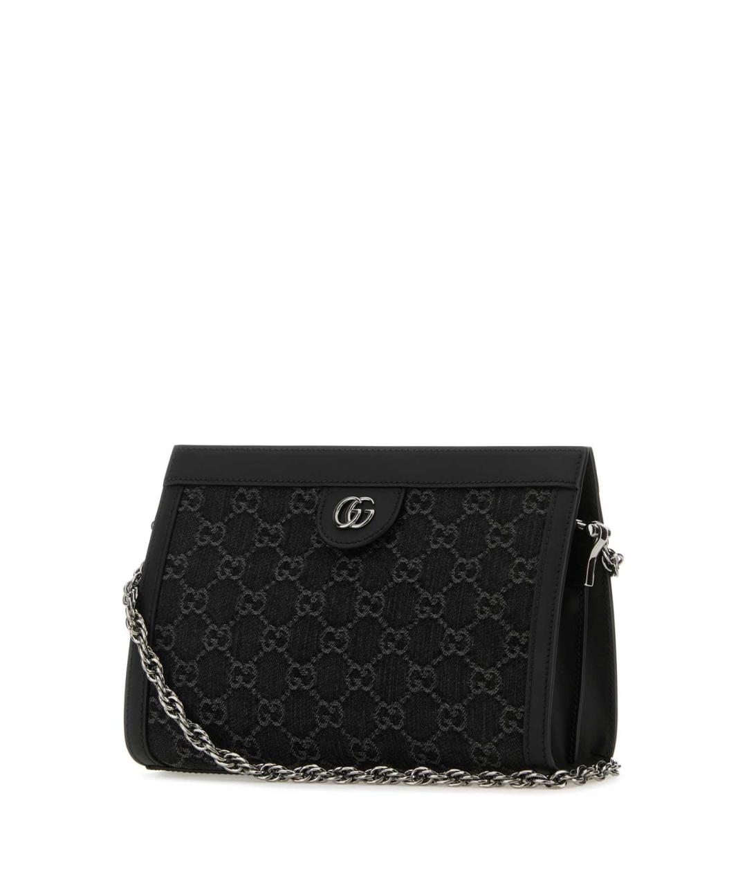 GUCCI Черная тканевая сумка через плечо, фото 2